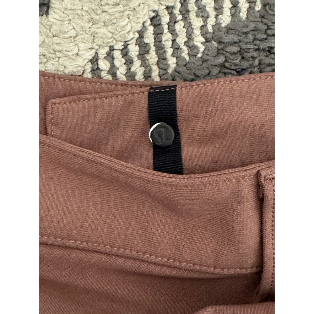 Lululemon ABC Classic-fit Trouser Brown 34x31 Pants Warpstream Dark Forest - Picture 5 of 5